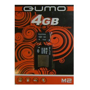      QUMO QUMO Micro Memory Stick 04 Gb M2 + PRO DUO 