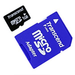      Transcend Transcend Micro Secure Digital 01 Gb + Adapter