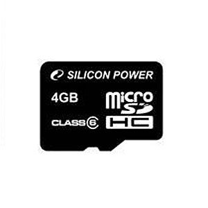      Silicon Power Silicon Power Micro Secure Digital 04 Gb SDHC Class 6