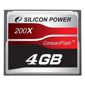      Transcend Silicon Power Compact Flash 04 Gb 200