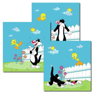      WB Looney Tunes LT-RB500 10x15 Tweety and Sylvester (6/180)