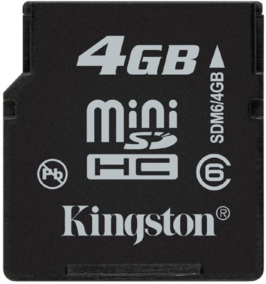 Kingston miniSD HC